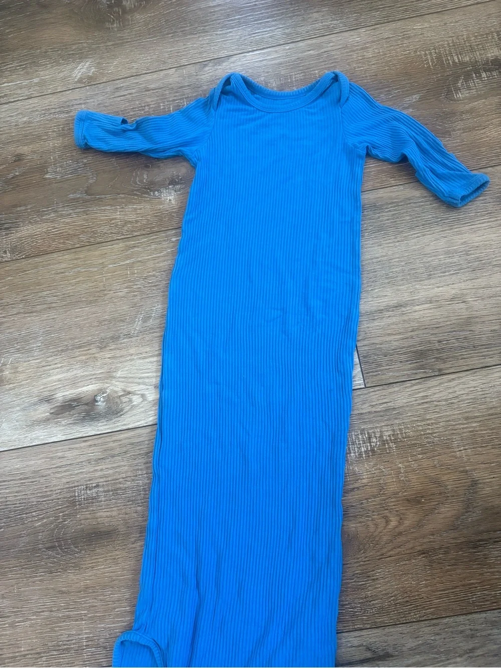 Little sleepies Electric Blue Ribbed Tank newborn